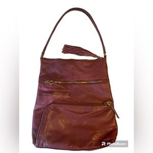 HOBO Shoulder Bag with Top Zip